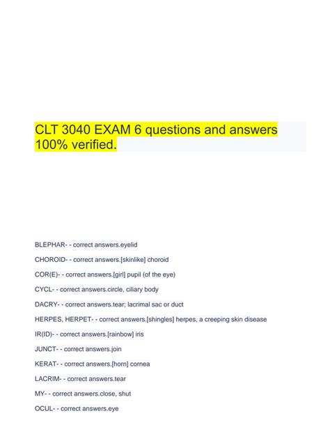 bclte exam questions and answers